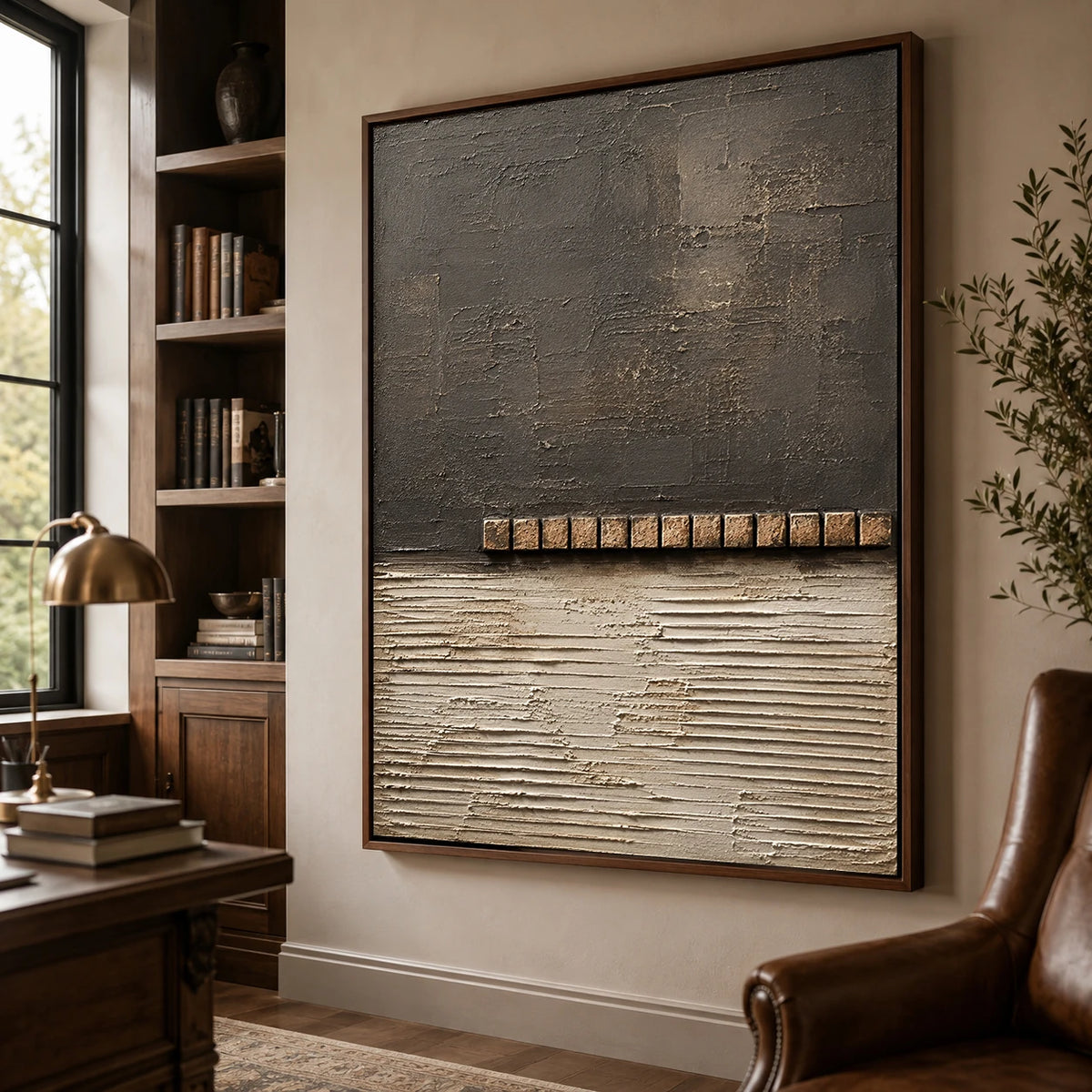 Textured & Impasto Art｜Earthen Rhythm Relief
