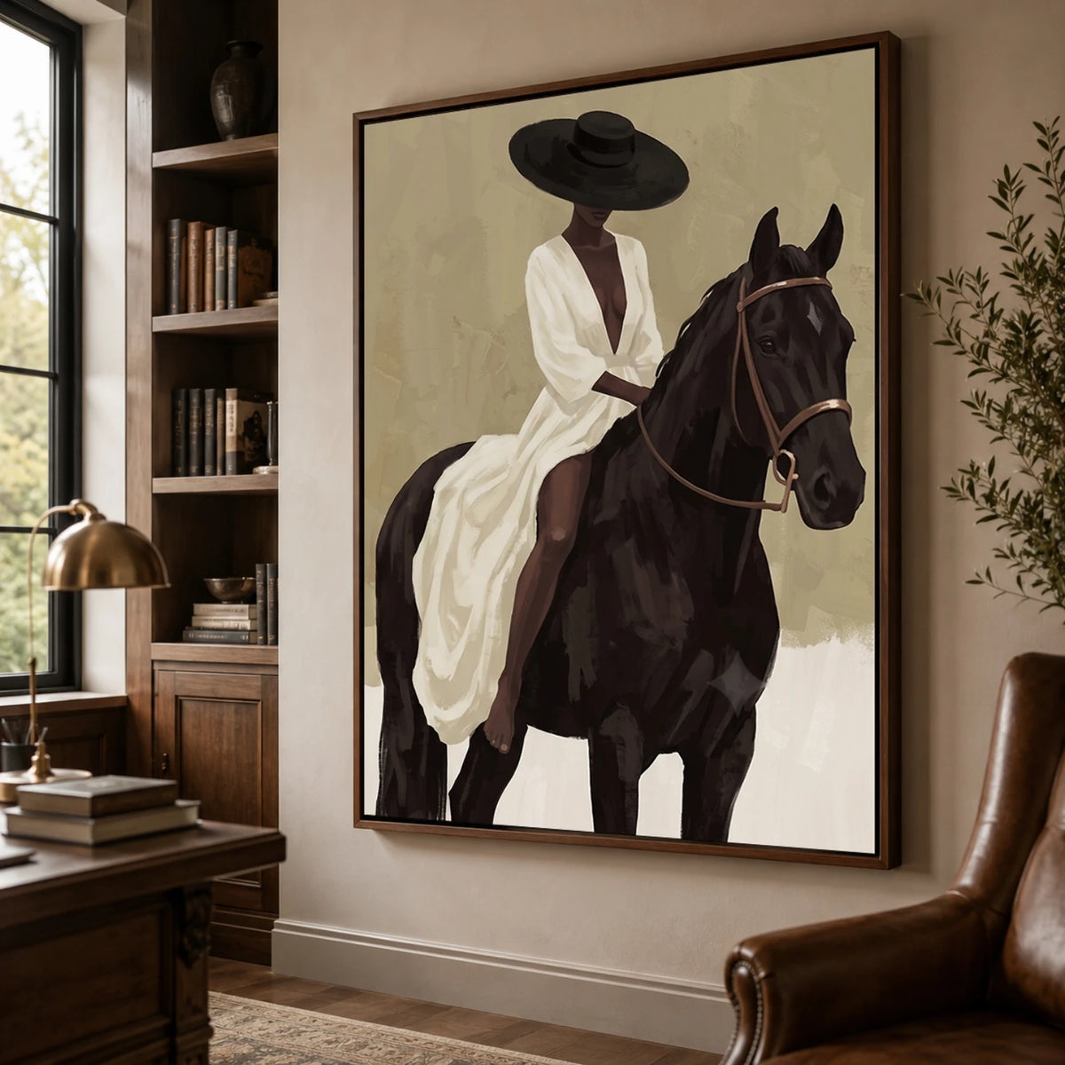 Vintage Americana Art｜Obsidian Rider