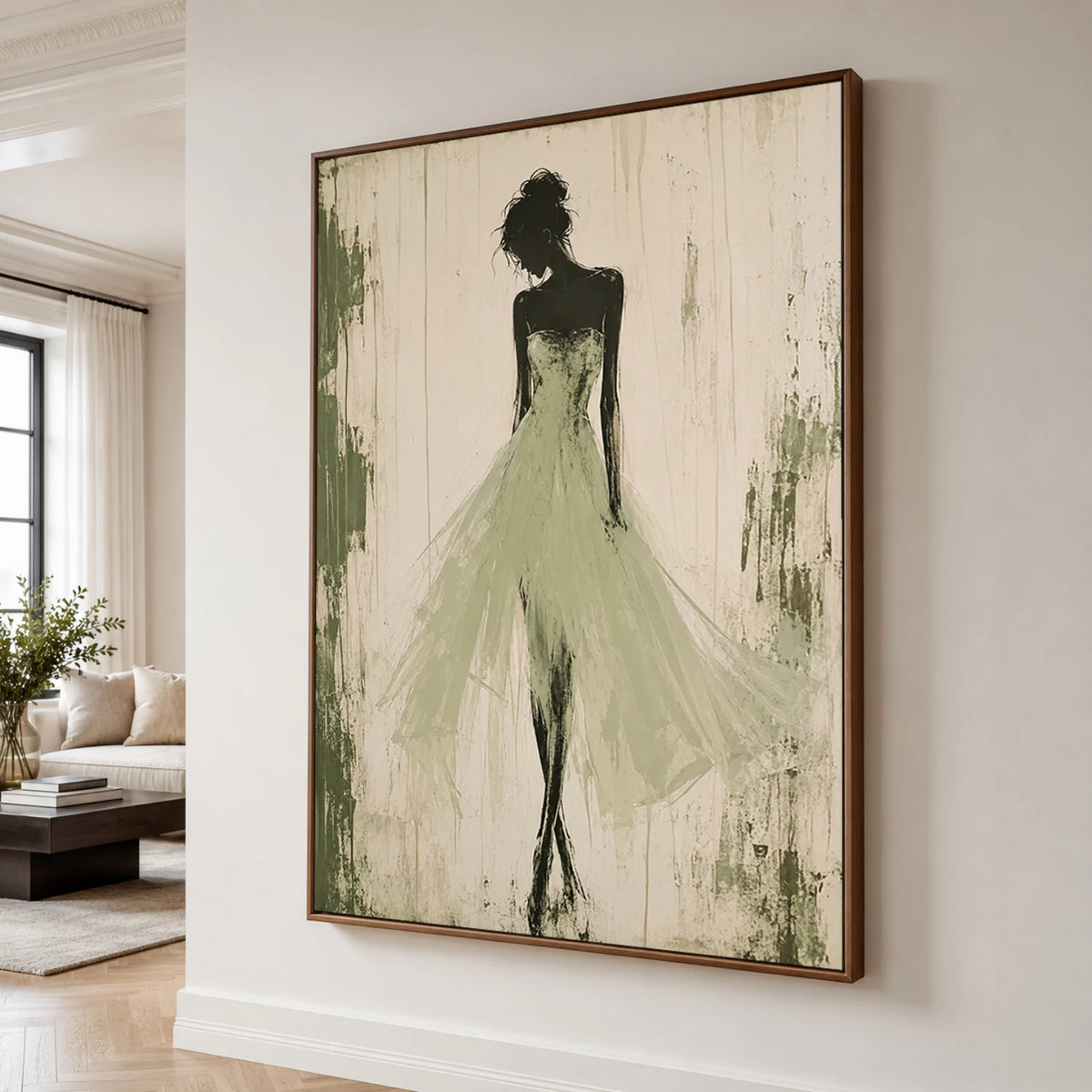 Modern Folk Art｜Ivory Dress Silhouette