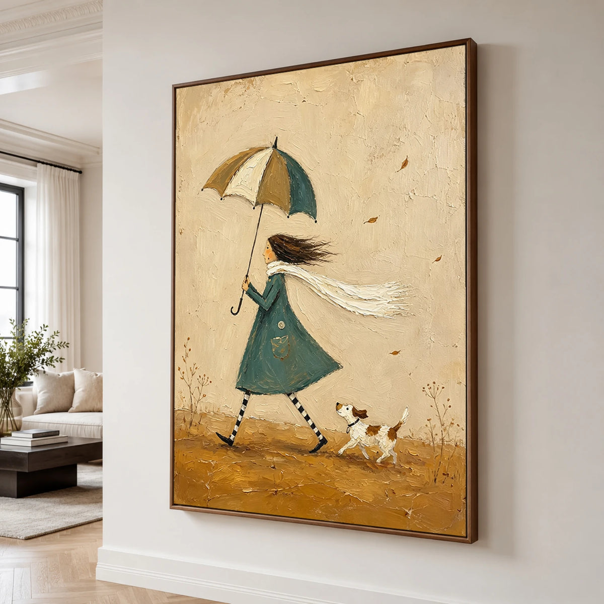 Modern Folk Art｜Autumn Stroll Companion