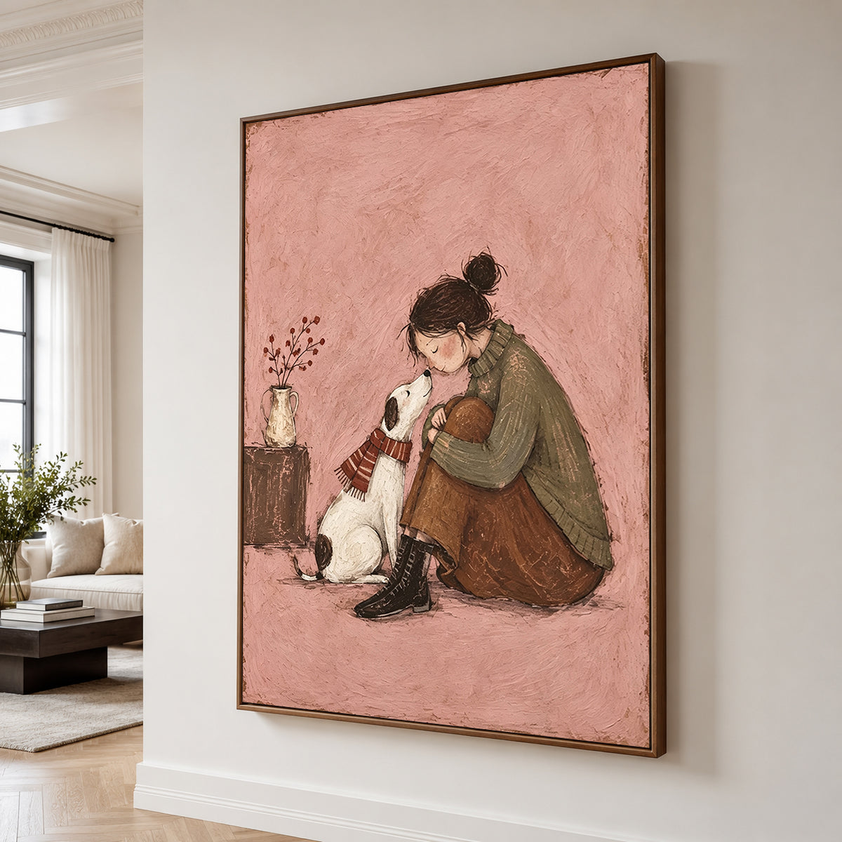 Modern Folk Art | Quiet Hearts Together