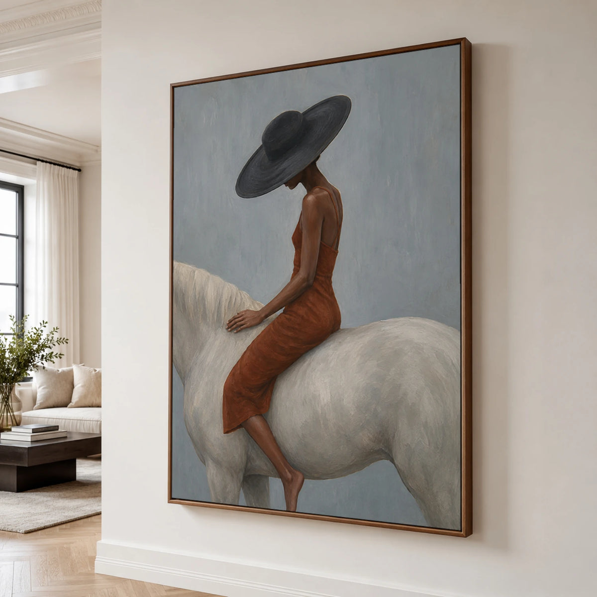 Vintage Americana Art｜Rust & Ivory
