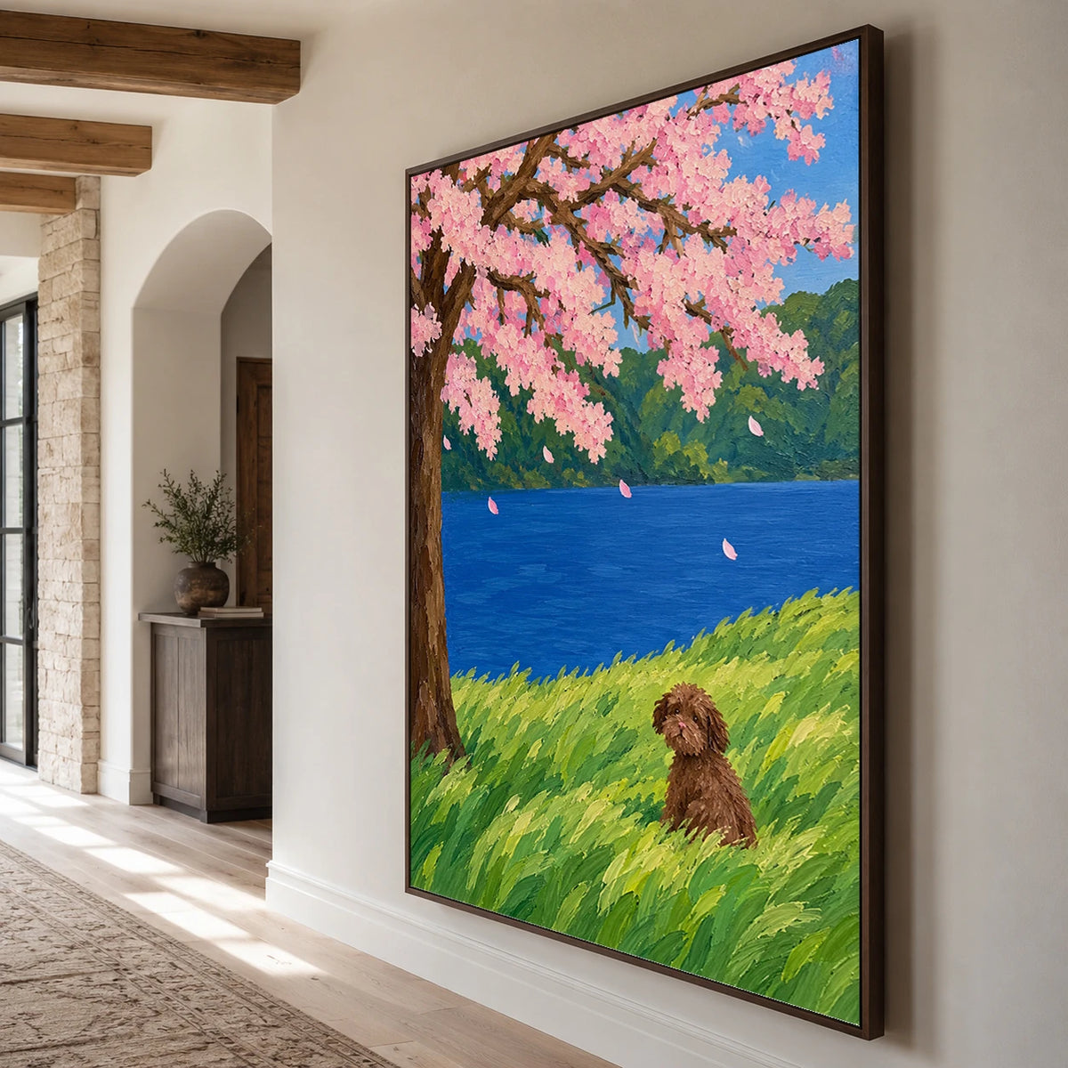 Modern Folk Art｜Beneath the Blossoms