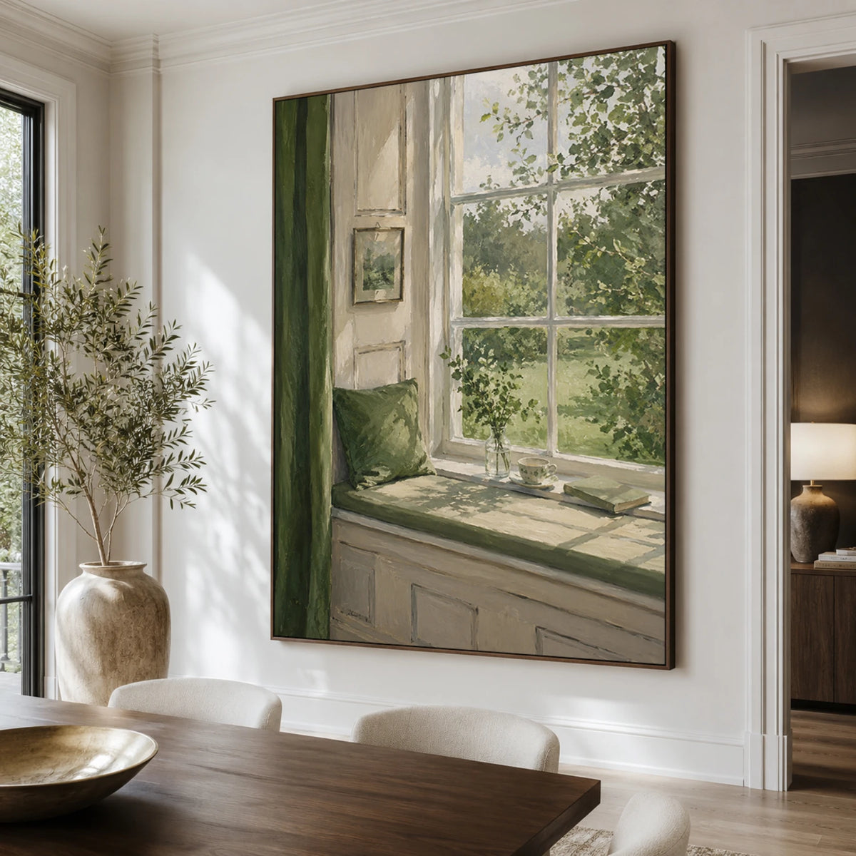 Expressive Contemporary Art｜Quiet Garden Window