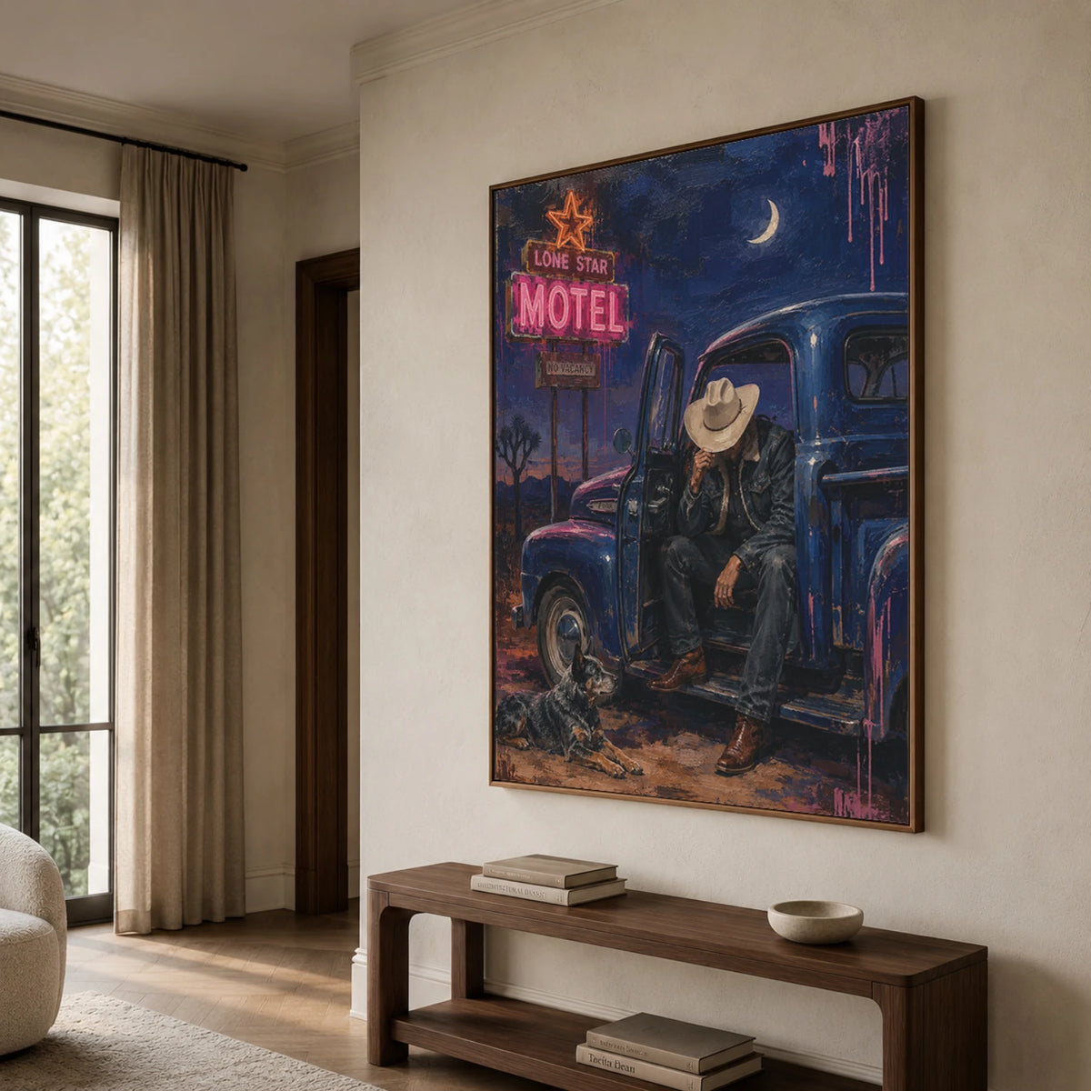 Western Pop Art｜Lone Star Midnight