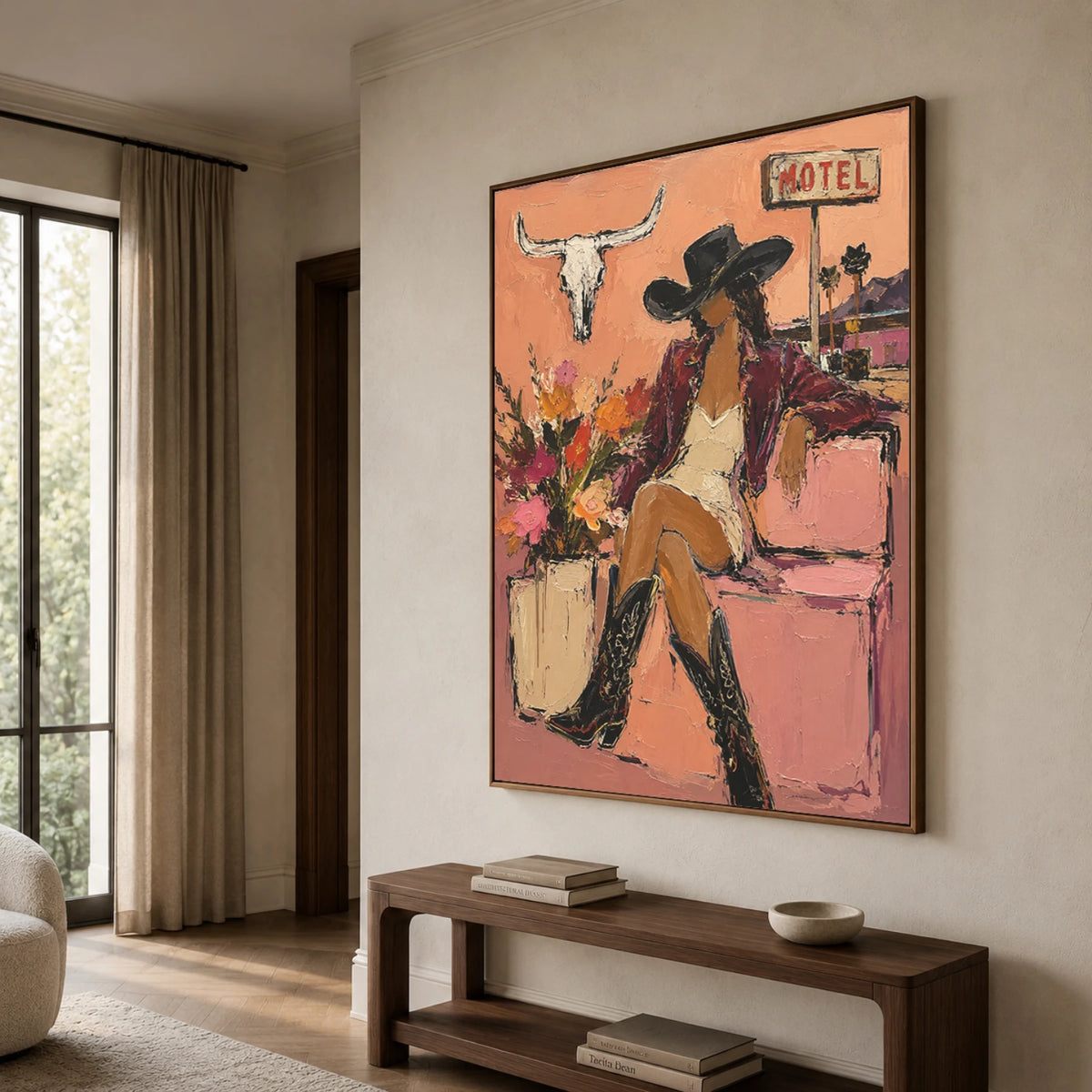 Western Pop Art｜Desert Rose Wanderer