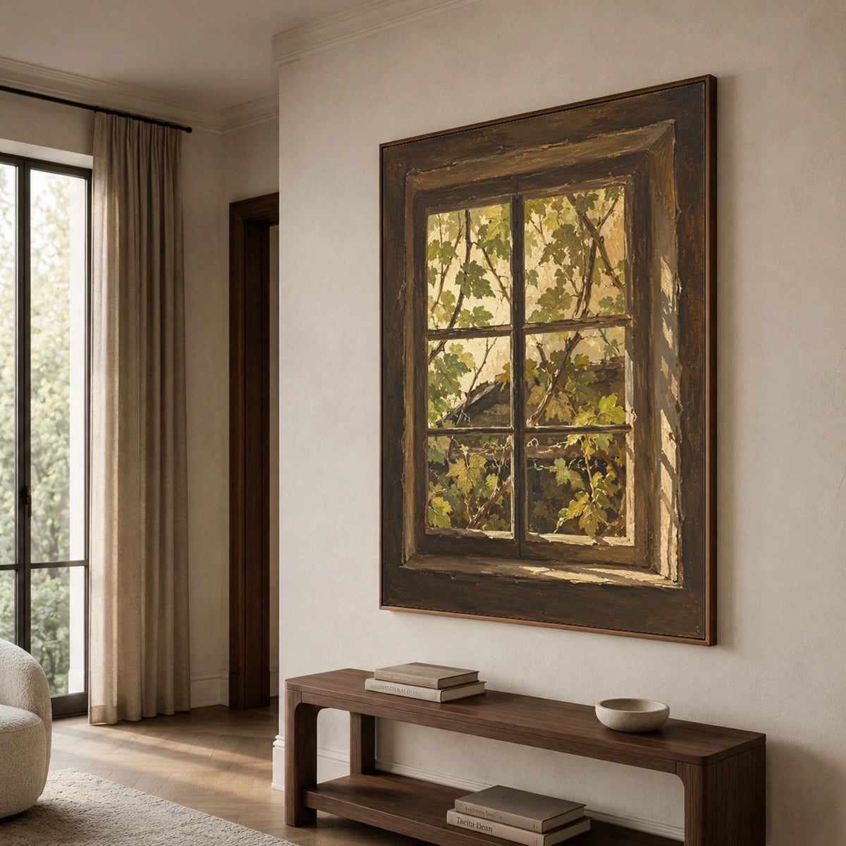 Expressive Contemporary Art｜Autumn Window Memory