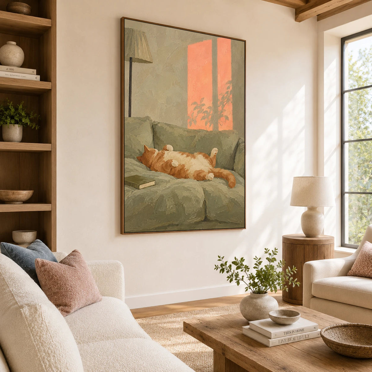 Expressive Contemporary Art｜Afternoon Rest