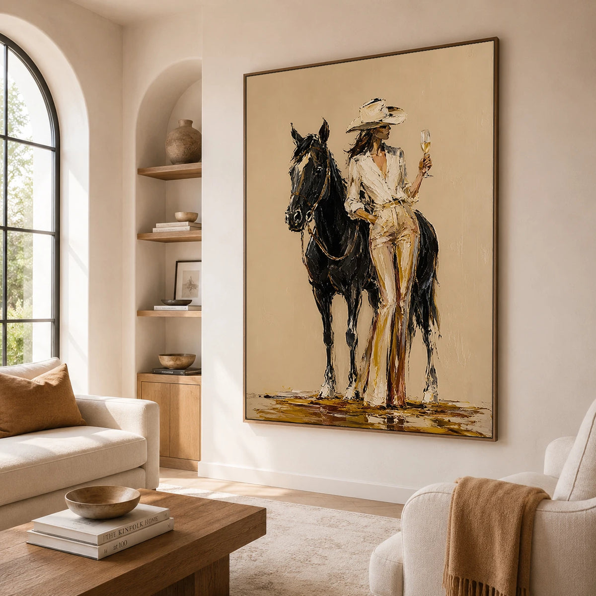 Vintage Americana Art｜Midnight Elegance