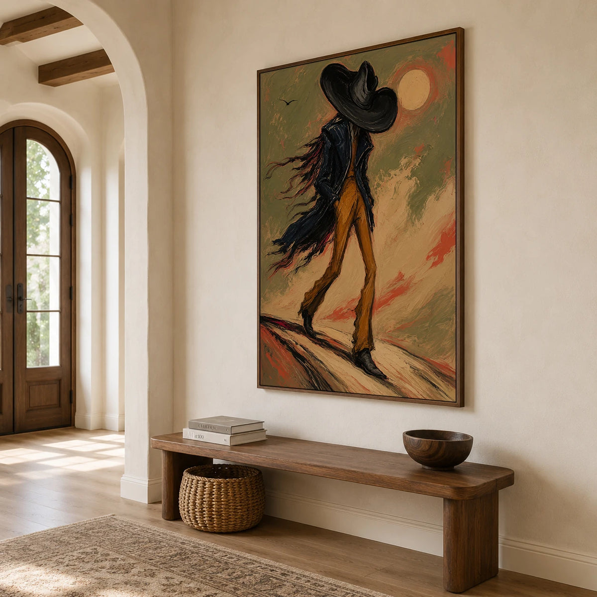 Western Pop Art｜Desert Shadow Rider