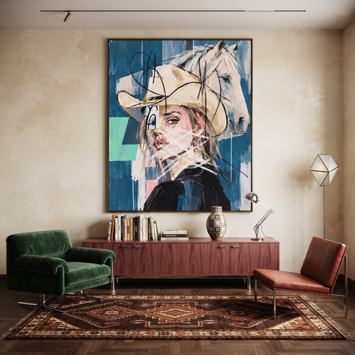 Western Pop Art｜Ivory Veil Reverie