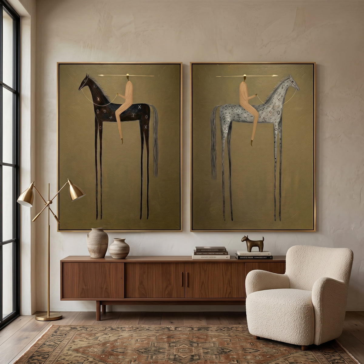 Vintage Americana Art｜Quiet Counterpoint