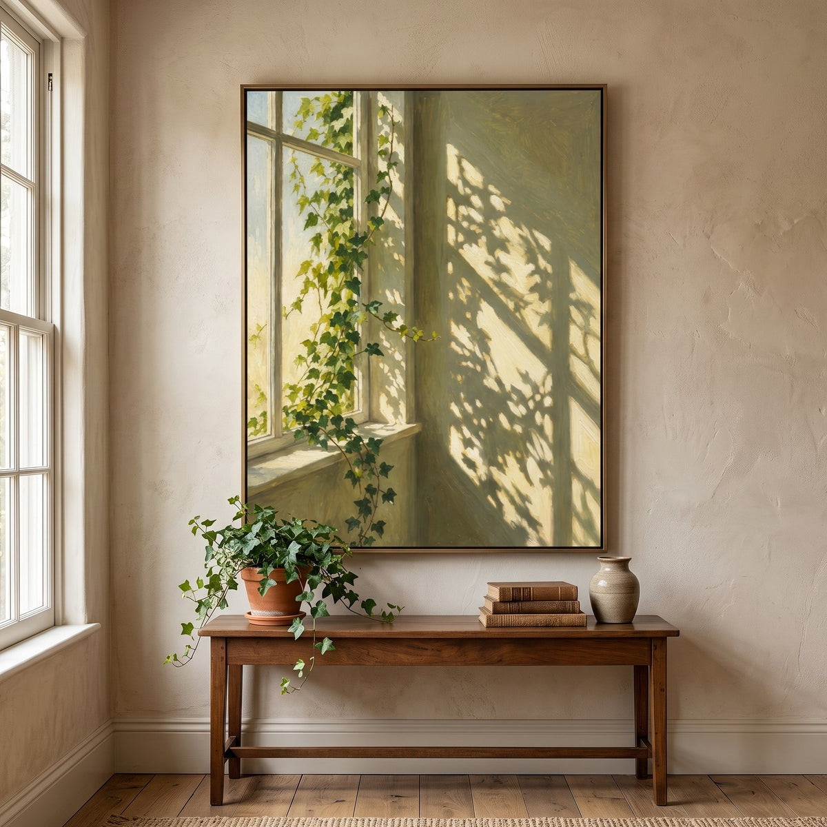 Expressive Contemporary Art｜Ivy Window Light
