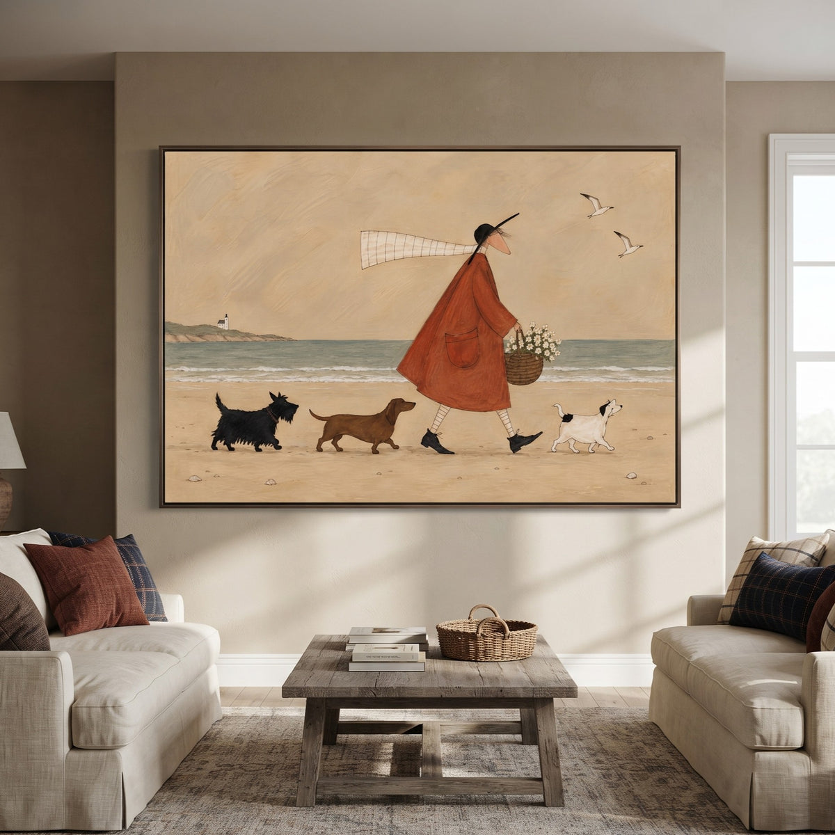 Modern Folk Art｜Coastal Walk with Companions