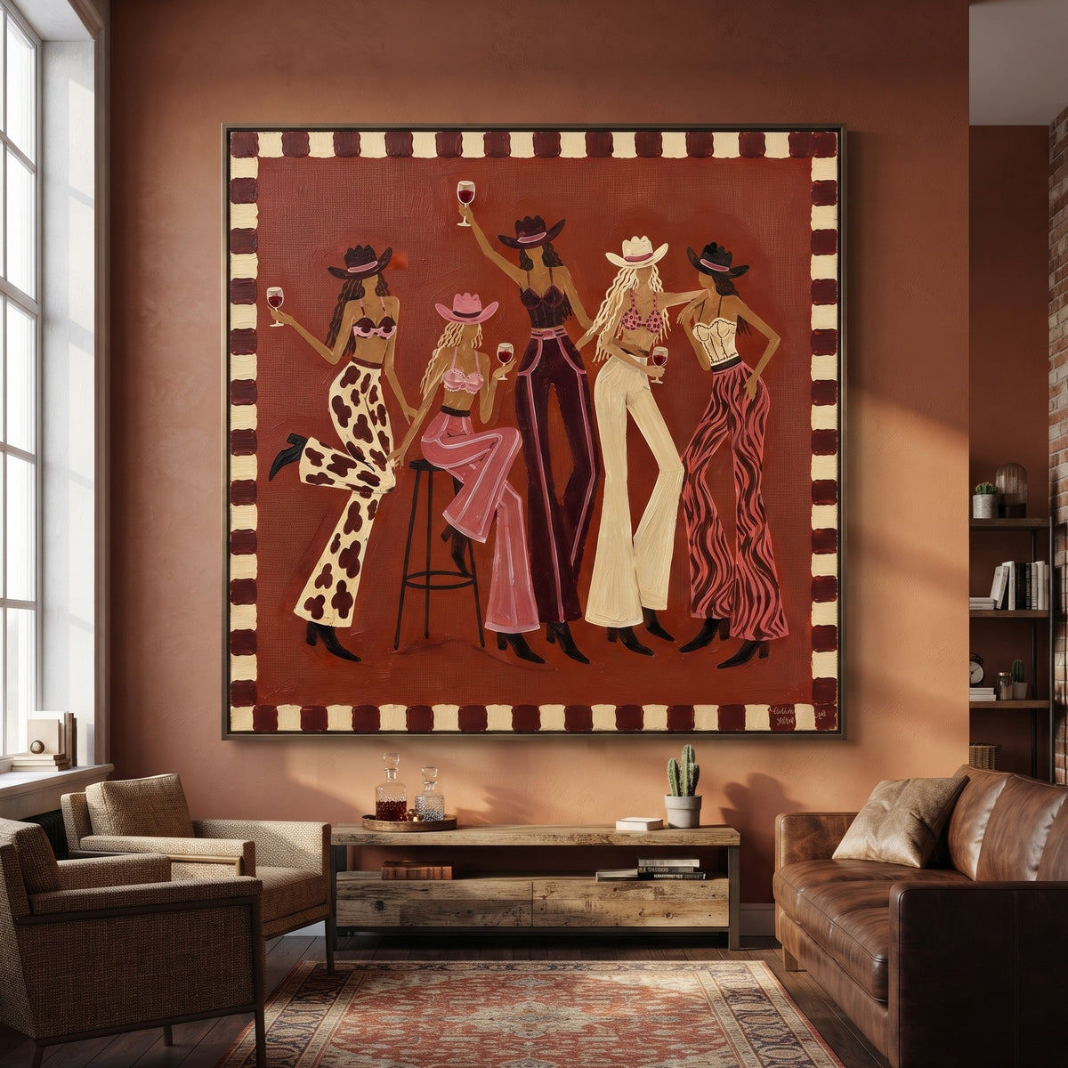 Western Pop Art｜Rust Ranch Cheers