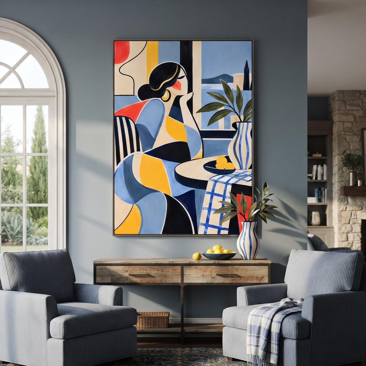 Western Pop Art｜The Blue Table