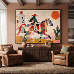 Western Pop Art｜Patchwork Outrider