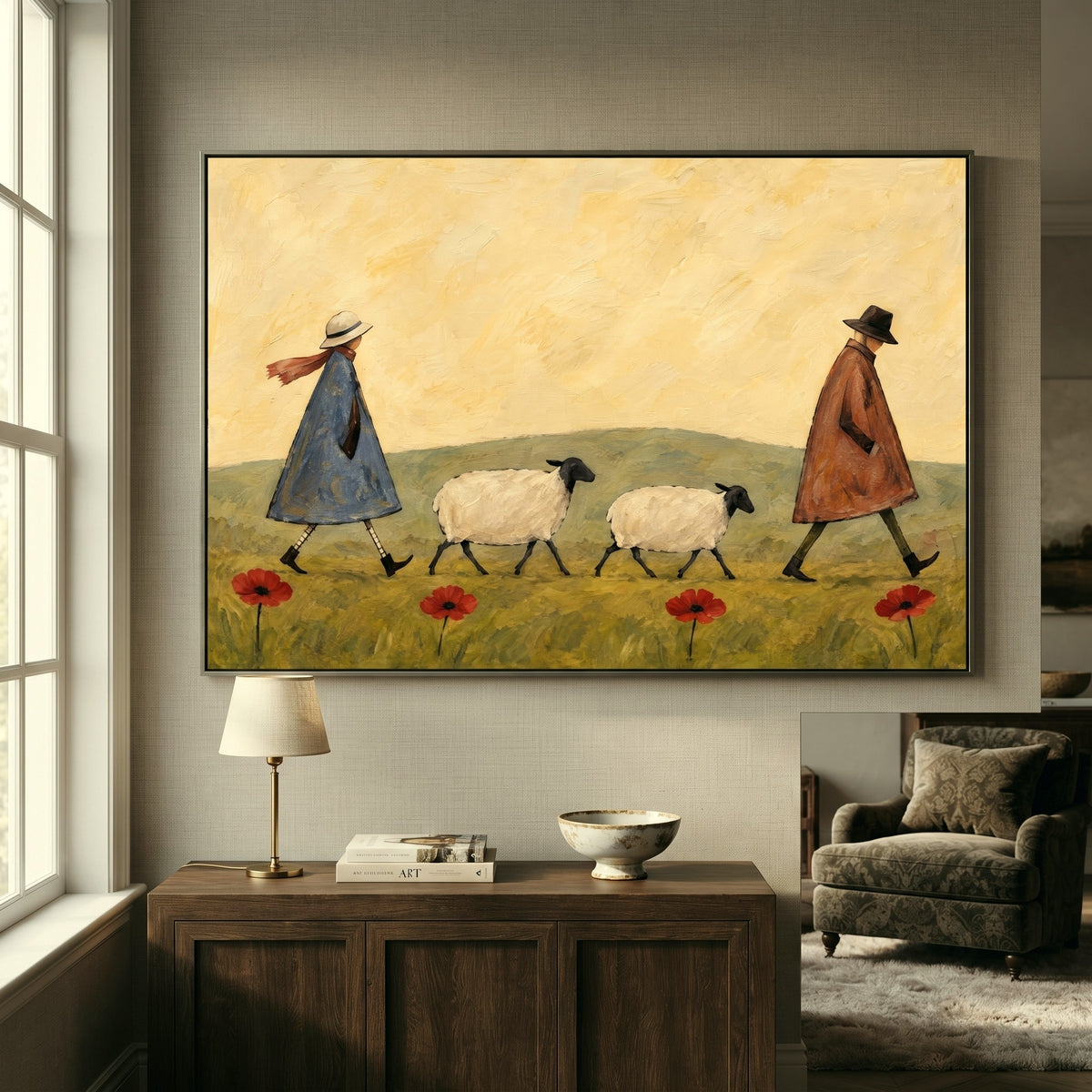 Modern Folk Art｜Walking Through the Wildflowers