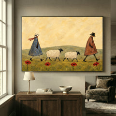 Modern Folk Art｜Walking Through the Wildflowers