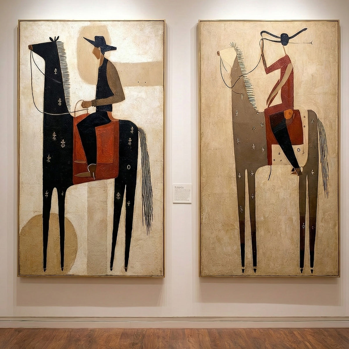 Vintage Americana Art｜Quiet Riders