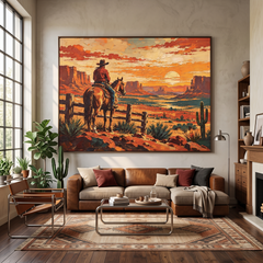 Western Landscapes Art｜Last Light Outriders