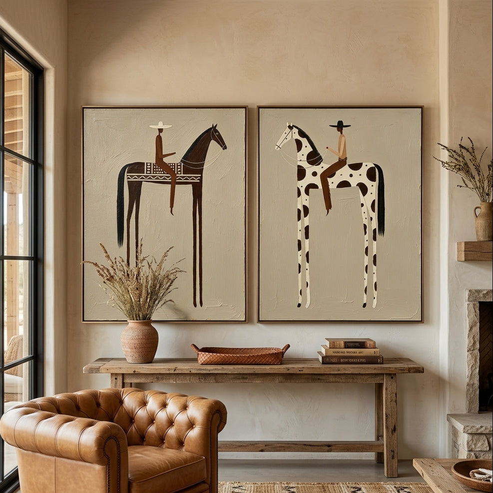 Vintage Americana Art｜Wanderer’s Equus