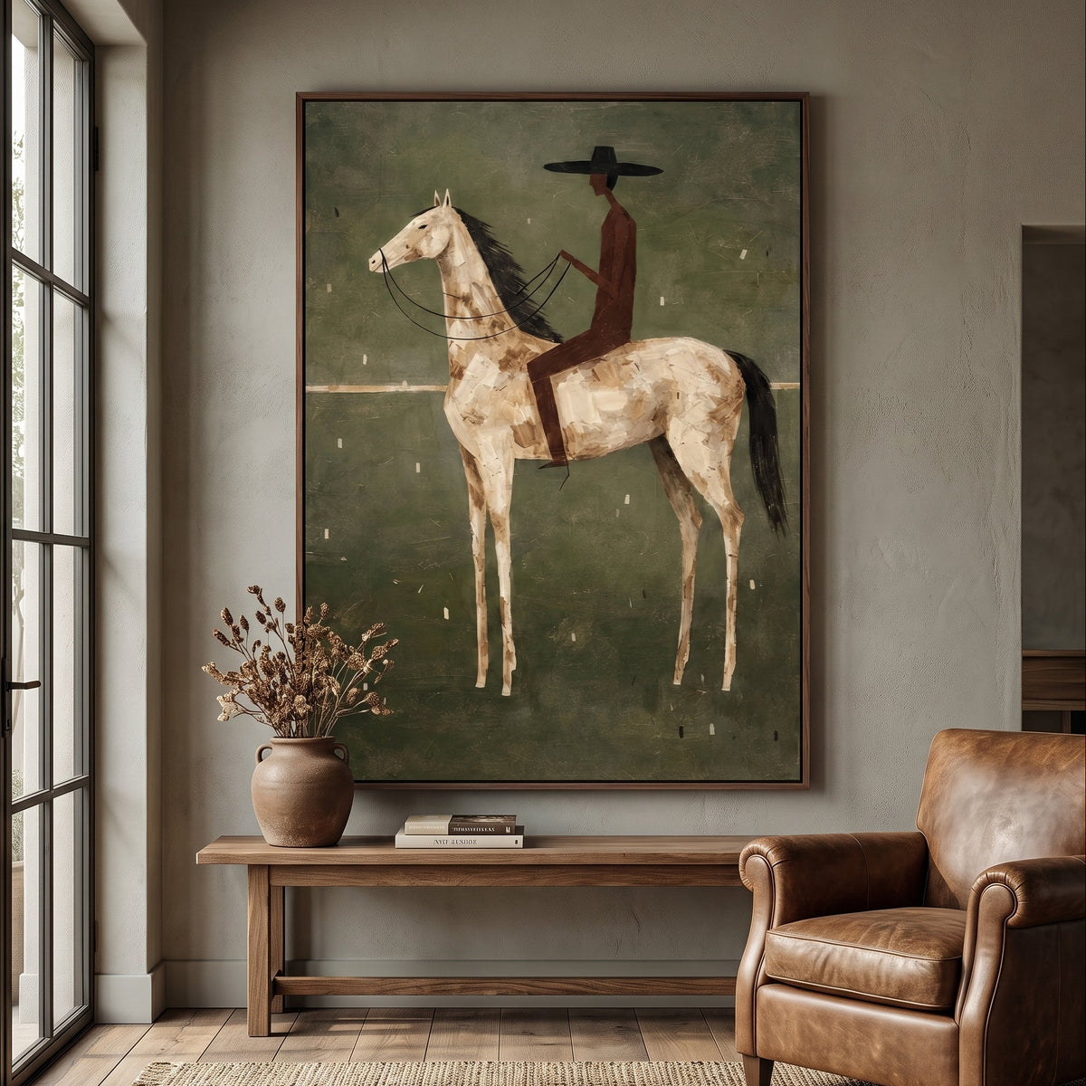 Vintage Americana Art｜Verdant Stillness