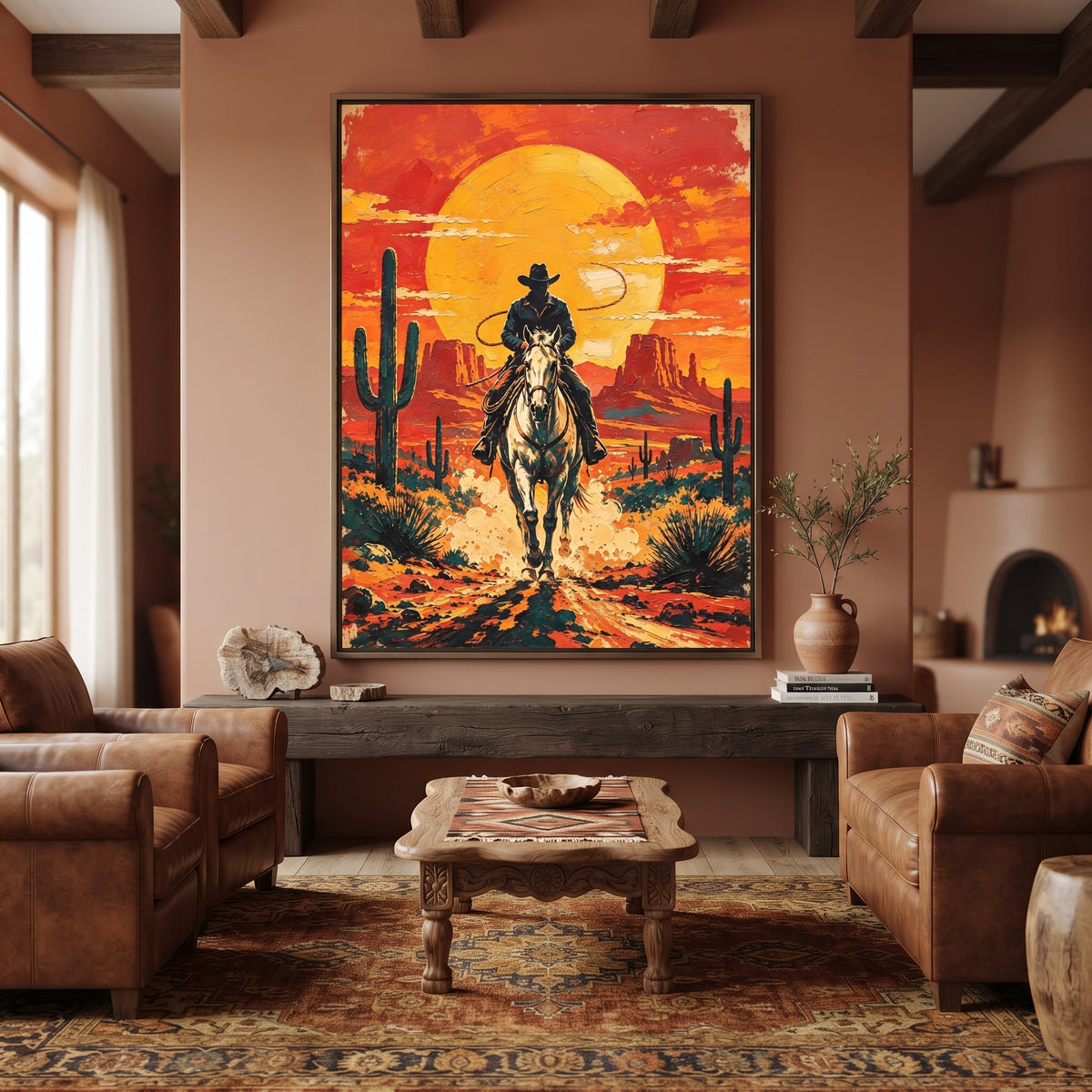 Western Landscapes Art｜Into the Sunfire