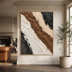 Textured & Impasto Art｜Earth Contrast Layers
