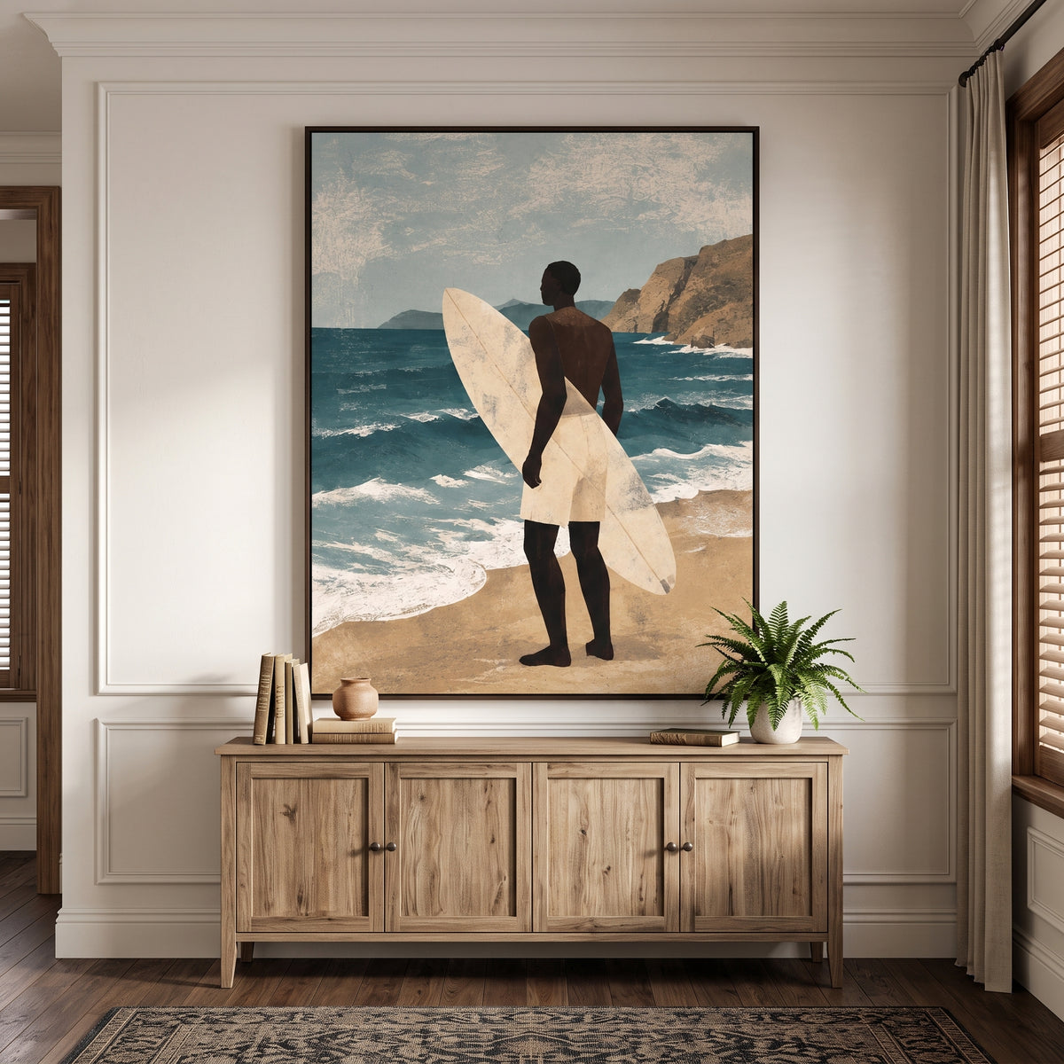 Modern Folk Art｜Waiting for the Tide