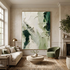 Textured & Impasto Art｜Forest Mist Texture