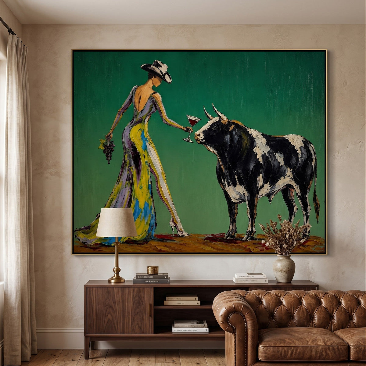 Western Pop Art｜Vivid Gown Homage