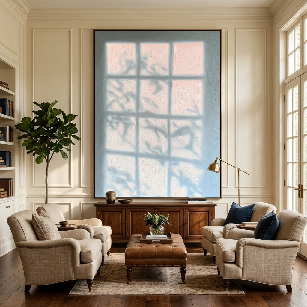 Expressive Contemporary Art｜Soft Morning Window Shadows