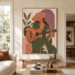 Modern Folk Art | Garden Guitar Muse