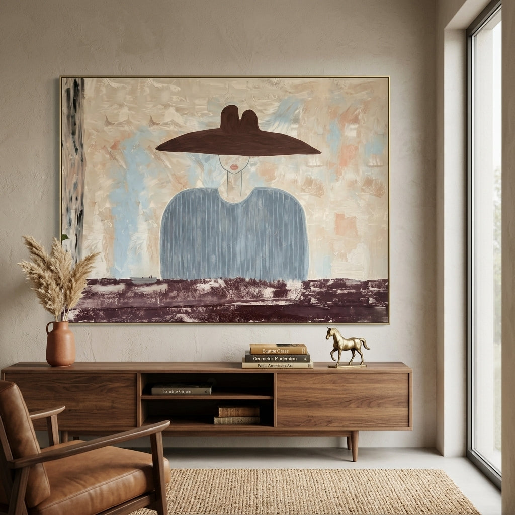 Vintage Americana Art｜Quiet Gaze