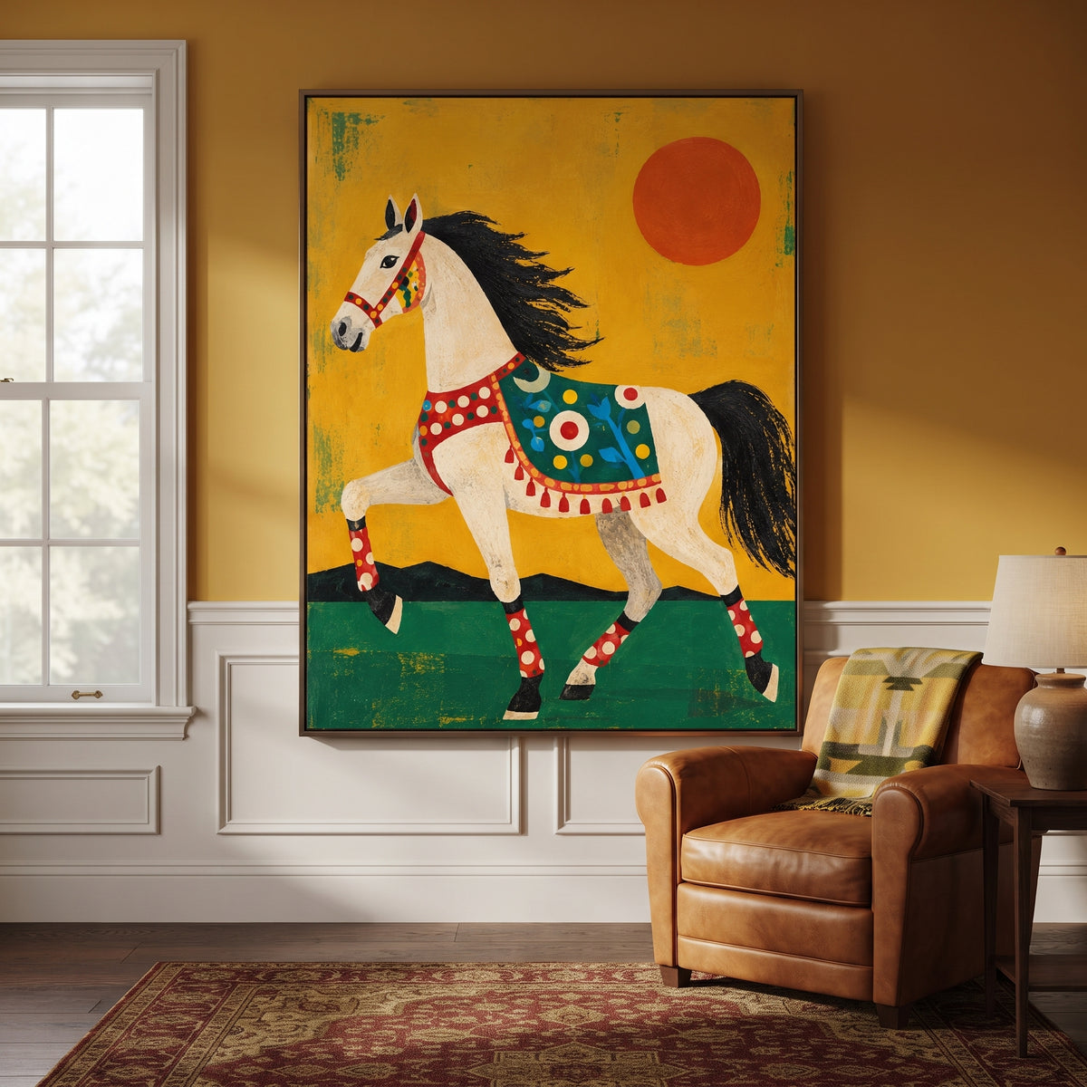 Modern Folk Art｜Sun Festival Steed