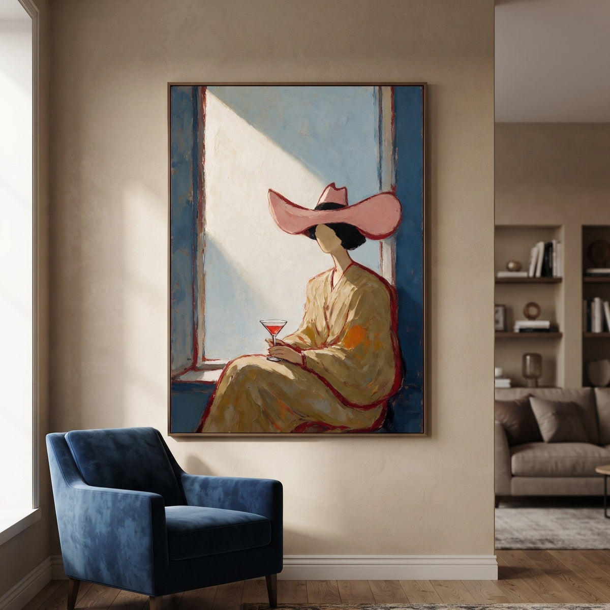 Modern Folk Art｜Window‑Sip Sunlight