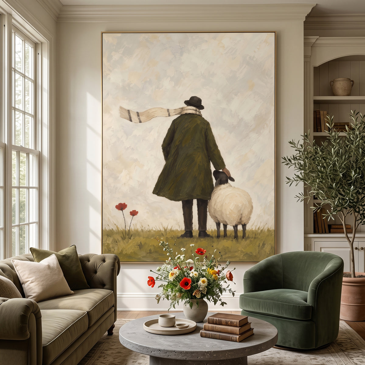 Modern Folk Art | Quiet Winter Companion