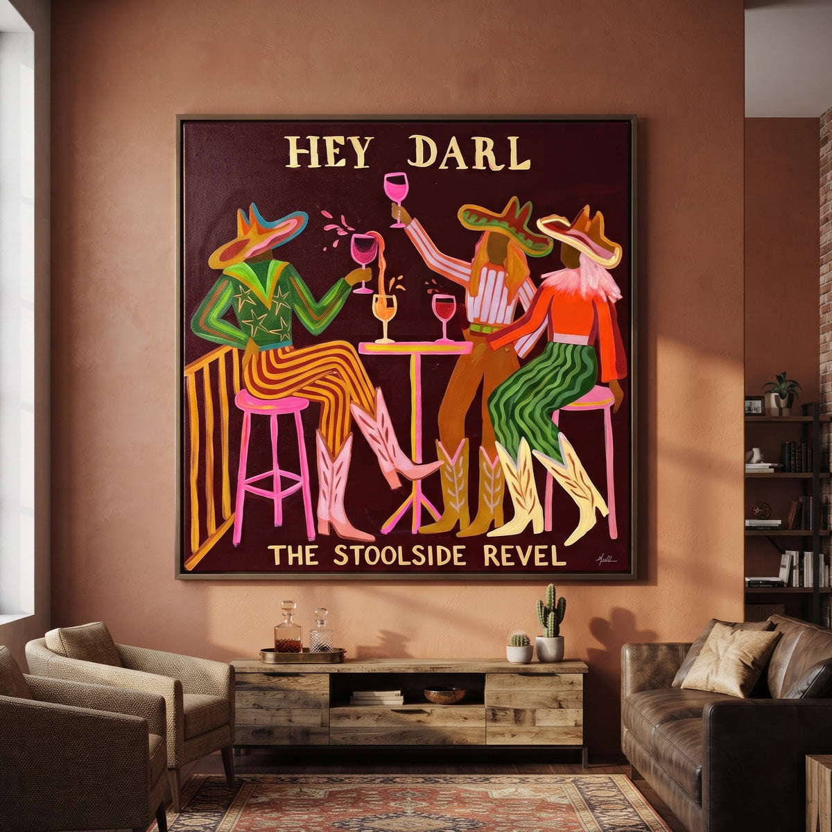 Western Pop Art｜The Stoolside Revel