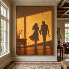 Expressive Contemporary Art｜Golden Hour Lovers
