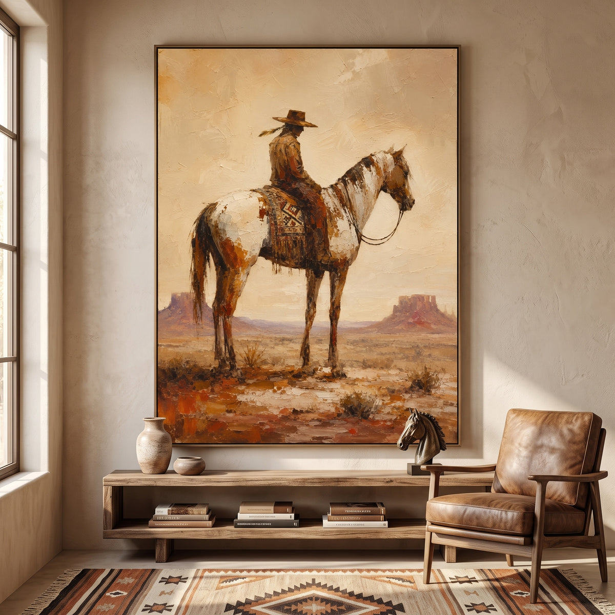 Vintage Americana Art｜Desert Wanderer