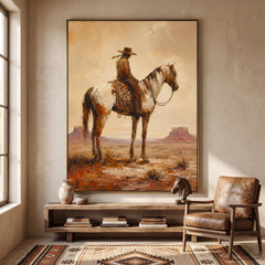 Vintage Americana Art｜Desert Wanderer