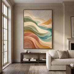 Textured & Impasto Art｜Soft Earth Currents