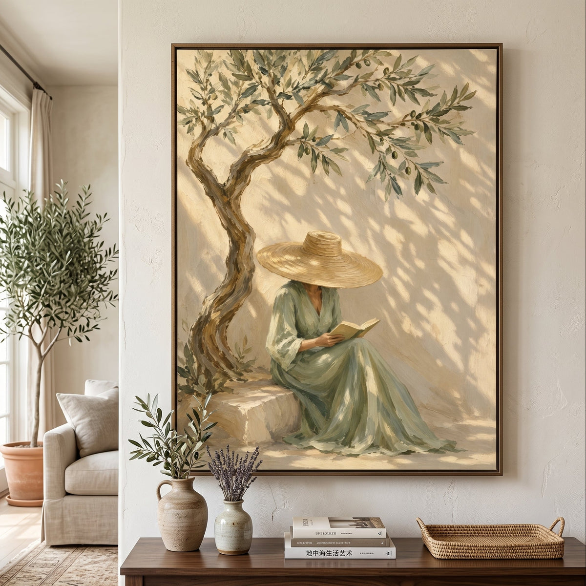 Expressive Contemporary Art｜Under the Olive Shade