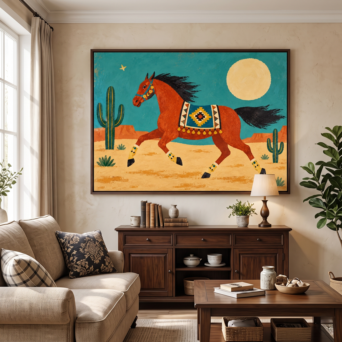 Modern Folk Art｜Sunlit Wanderer