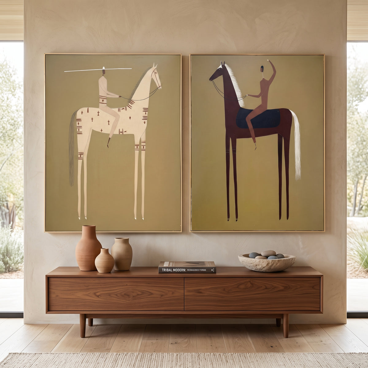 Vintage Americana Art｜Plains Nomad Duo