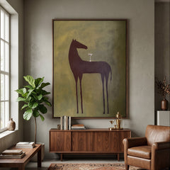 Vintage Americana Art｜Desert Solitude
