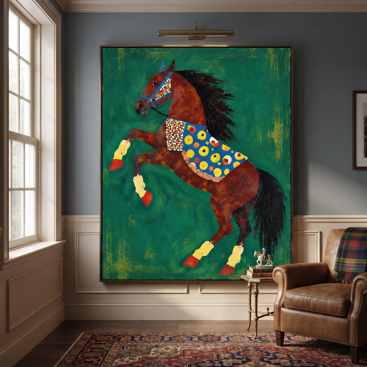 Modern Folk Art｜Emerald Jubilance