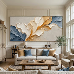 Textured & Impasto Art | Sculpted Petal Current