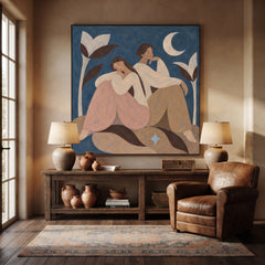 Modern Folk Art｜Moonlit Togetherness